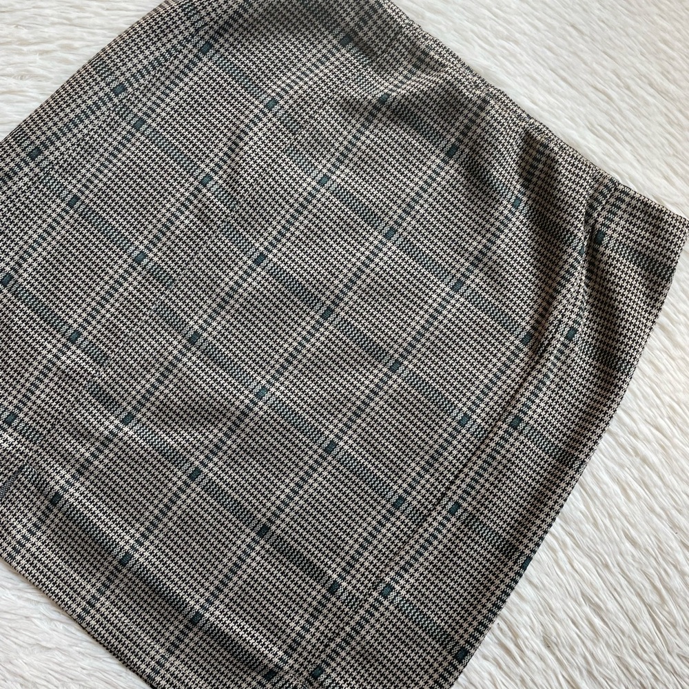 Y2K autumnal plaid mini skirt